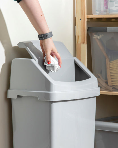 Wham Swing Bin 50 L - Silver