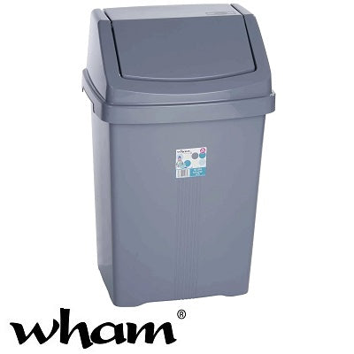 Wham Swing Bin 50 L - Silver