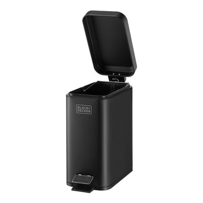 Black + Decker 5 L Slim Bin - Black