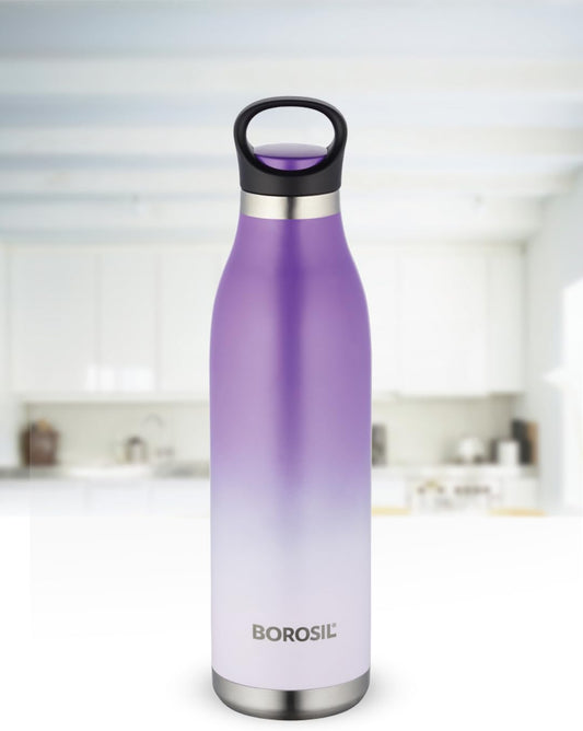 Borosil Colour Crush Purple Flask - 700 ml