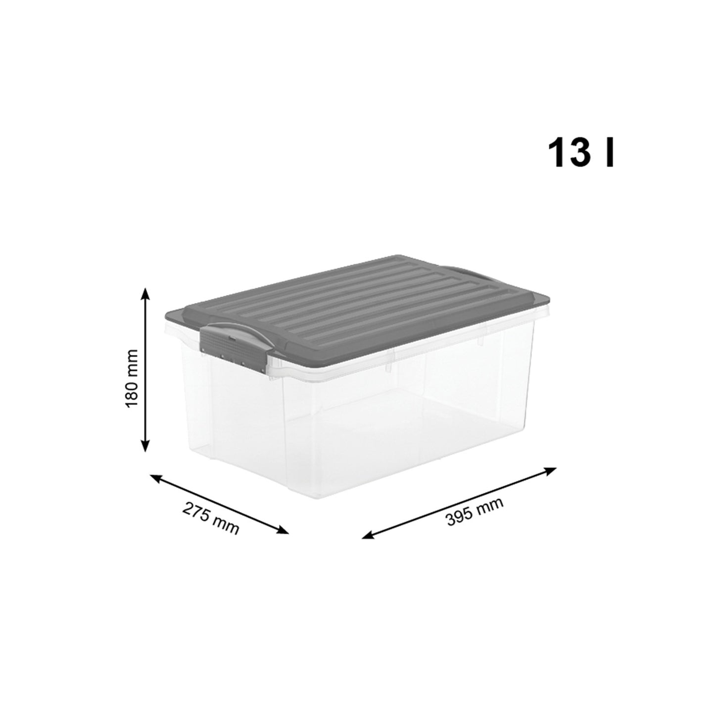 Rotho Compact Storage Box - 13 L