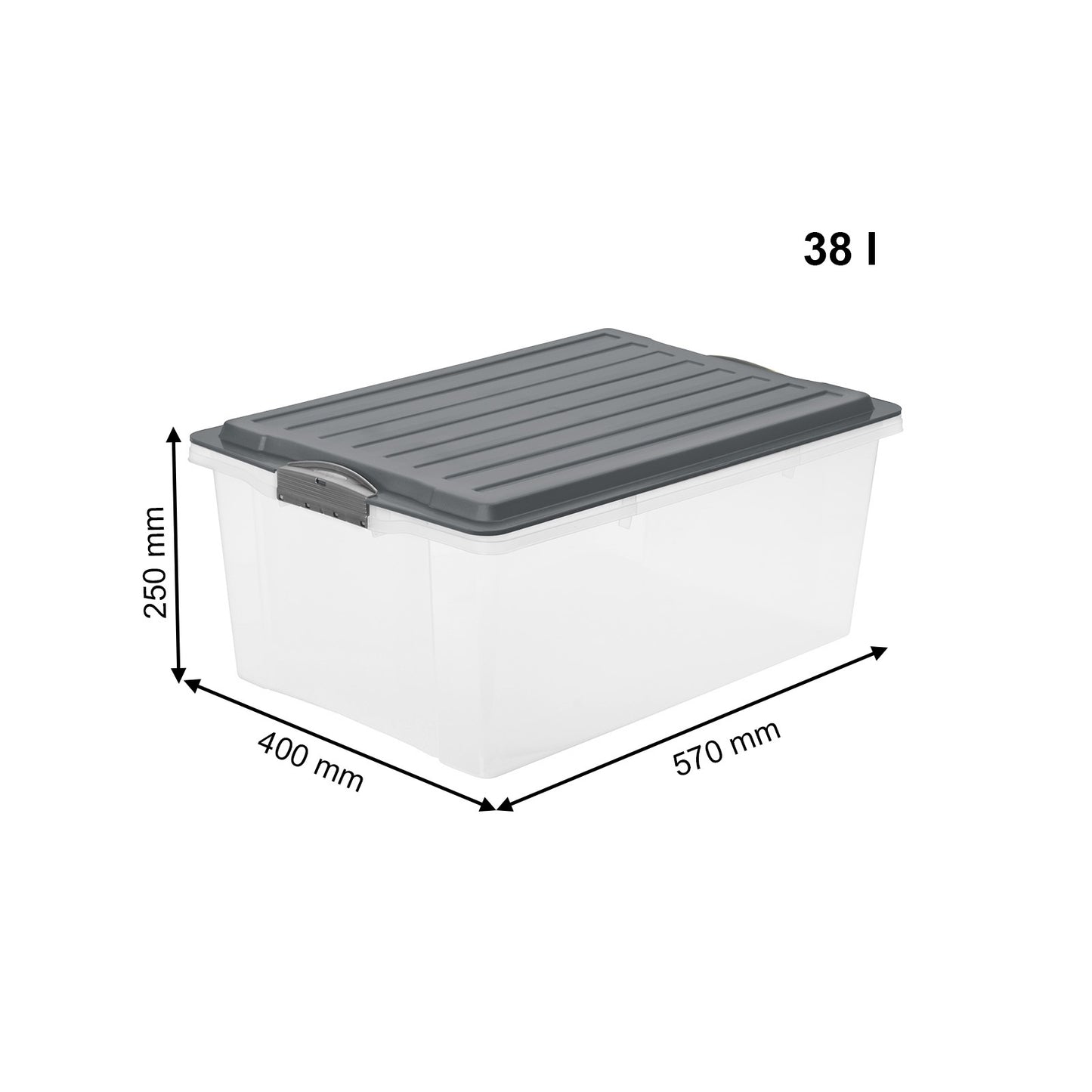 Rotho Compact Storage Box - 38 cm