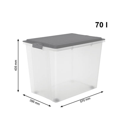 Rotho Compact Storage Box - 70 L