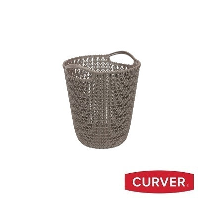 Curver Knit Paper Bin 7 L - Brown