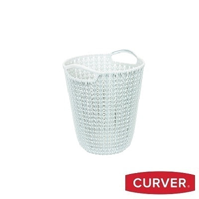 Curver Knit Paper Bin 7 L - White