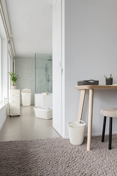 Curver Knit Paper Bin 7 L - White