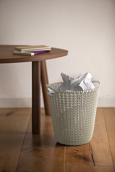 Curver Knit Paper Bin 7 L - White