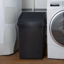 Wham Swing Bin 50 L - Black