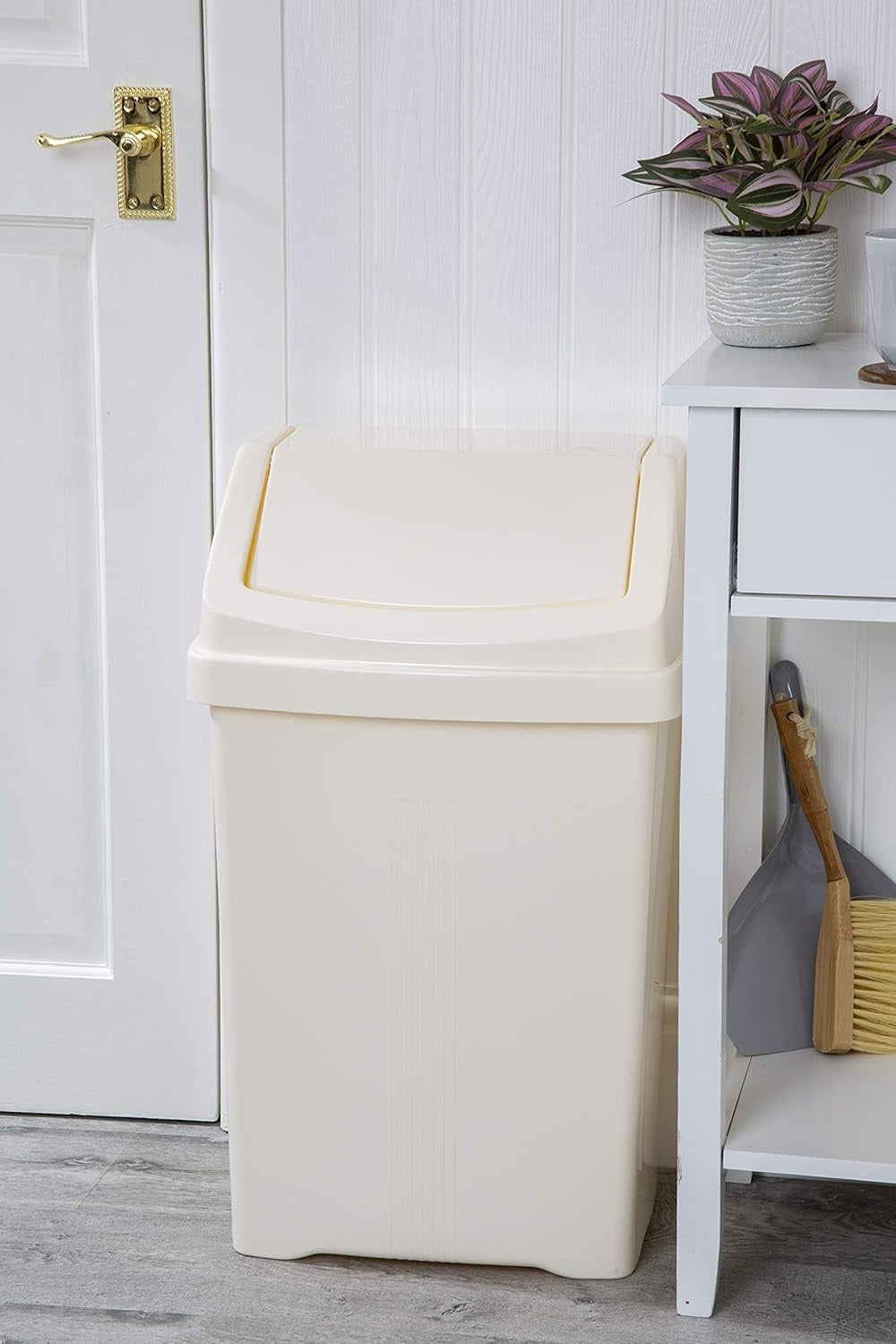 Wham Swing Bin 50 L - Soft Cream