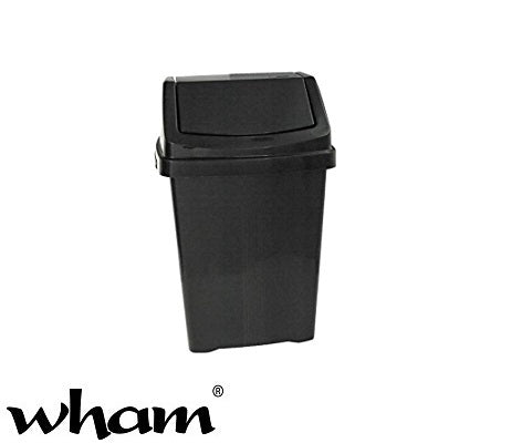 Wham Swing Bin 8 L - Black