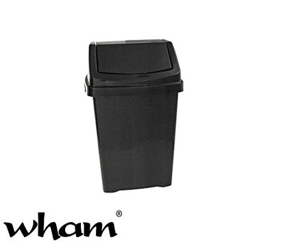Wham Swing Bin 8 L - Black